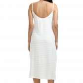 Vestido em Viscolycra Flamê - Marfim