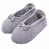 Sapatilha Flexível Plush com Laço PUFF - Mescla