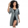 Robe em Viscolycra Lisa - Chumbo