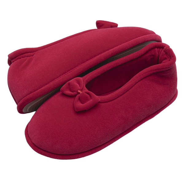 Sapatilha Flexível Plush com Laço PUFF - Pink