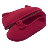Sapatilha Flexível Plush com Laço PUFF - Pink