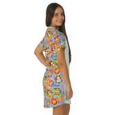 Camisão Cotton Light Animais Manga Longa Lisa Silk