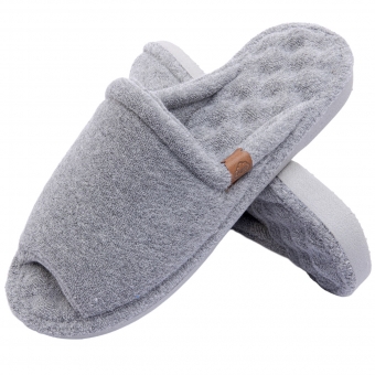 Pantufa Atoalhada Anatômica com Espuma Massageadora