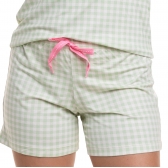Short Doll com Manga em Viscolycra Estampado em Silk - Verde