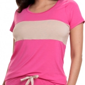Short Doll com Manga em Viscolycra - Pink