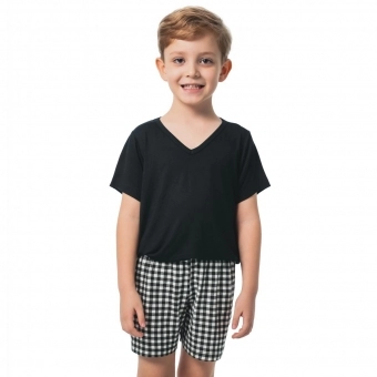 Pijama Infantil em Viscolycra Xadrez