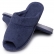 Pantufa Feminina Anatômica Atoalhada Puff - Índigo