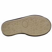 Pantufa Bota Feminina em Atoalhado com Pelúcia - Puff - Caqui