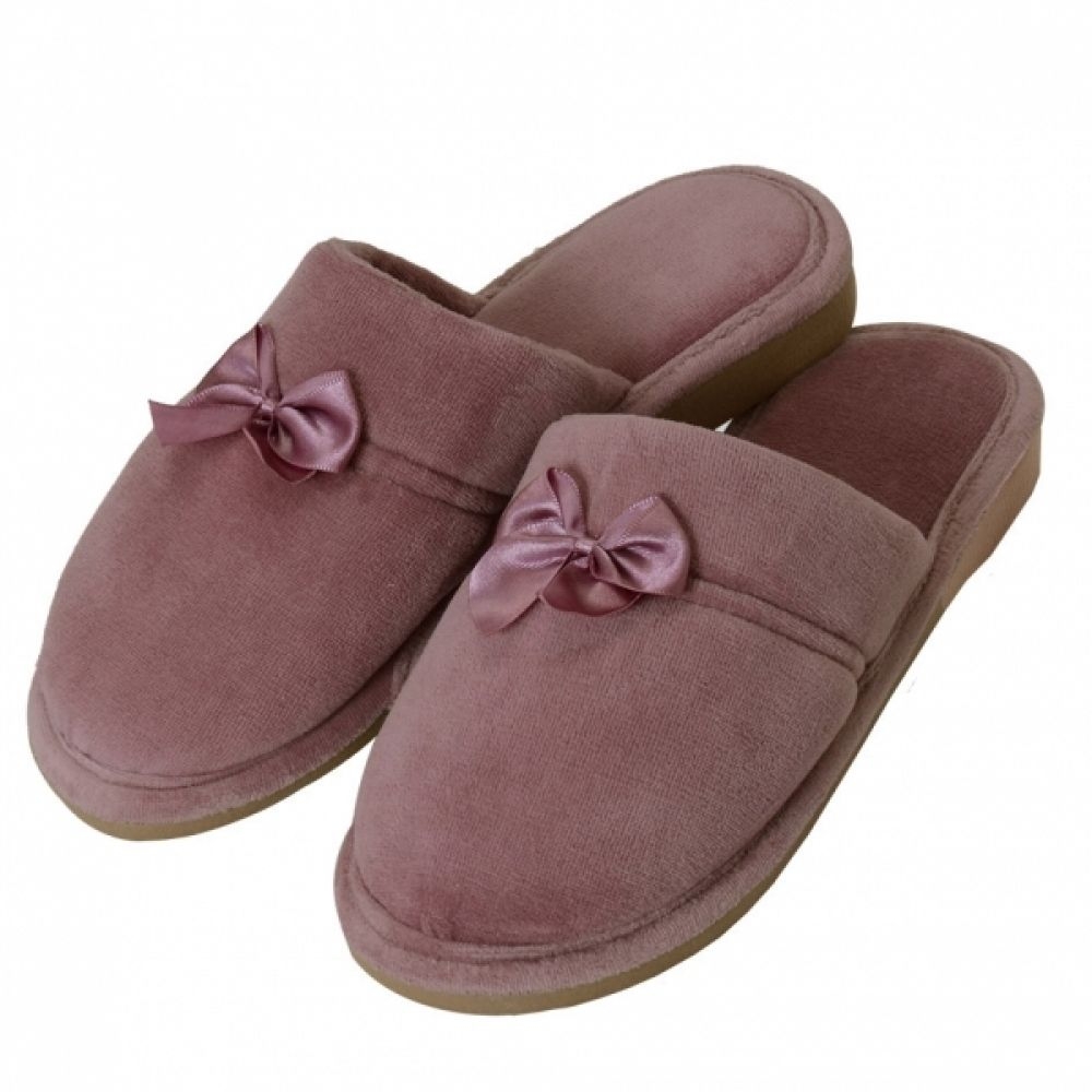 Pantufa Anatômica Plush com Laço Cetim PUFF - Amora