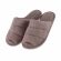 Pantufa Feminina em Atoalhado com  Solado Plano Levite - Caqui