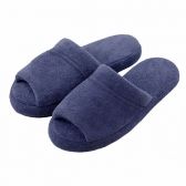 Pantufa Comfort Atoalhada Flexível Espuma 20mm Altura - Índigo