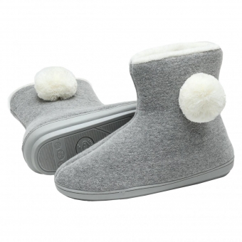 Bota Elegance Anatômica em Plush com Pelúcia