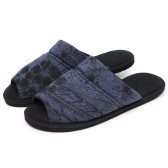 Pantufa Masculina Levite em Malha Floral - Marinho