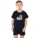 Pijama Infantil Manga Curta Malha Algodão - Capy & Cozy - Marinho