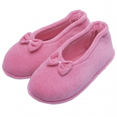 Sapatilha Flexível Plush com Laço PUFF - Rosa