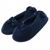 Sapatilha Flexível Plush com Laço PUFF - Marinho