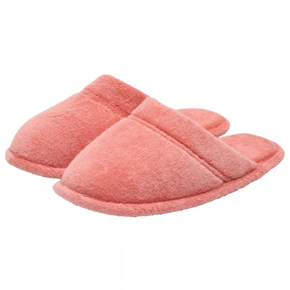 Pantufa Flex Puff: Estilo e Conforto Atoalhado - Salmão