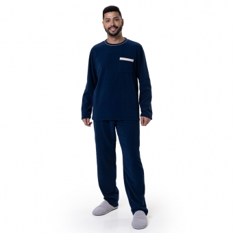 Pijama Ultrasoft Bolso Masculino
