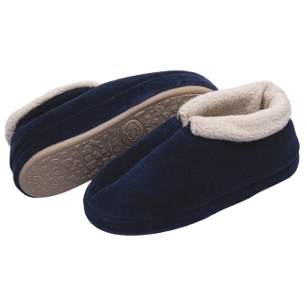 Pantufa Bota Feminina em Plush com Unifloc - Puff