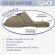 Pantufa Anatômica Malha com laço Cetim - PUFF - Caqui