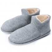 Bota Masculina Anatômica Flexível em Atoalhado com Pelúcia - Mescla