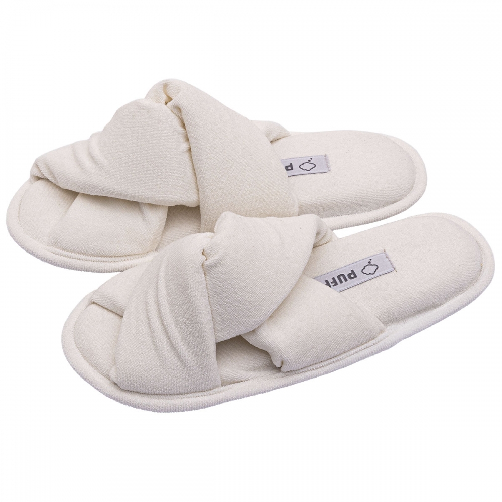 Pantufa Laçada Elegance Anatômica - Marfim