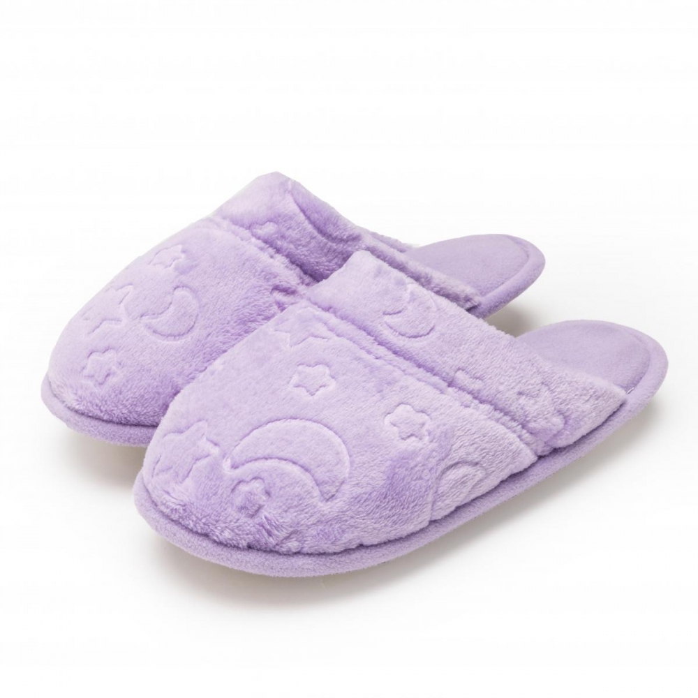 Pantufa Flexível Microsoft Pelúcia Estrela - Lilás