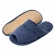 Pantufa Atoalhada Aberta: Conforto Flexível para Seus Pés - índigo