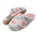 Pantufa Confort Soft Pelúcia Losango - Porcelana
