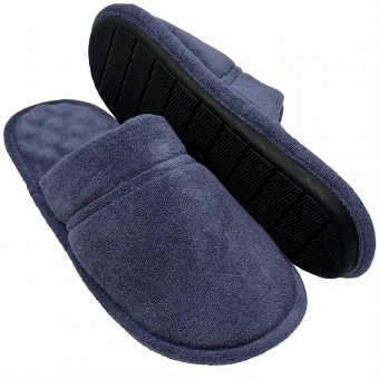 Pantufa Atoalhada Masculina com Espuma Massageadora - PUFF