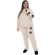 Pijama Inverno Fleece Peluciado com Bordado de Flores - PLUS - Pérola