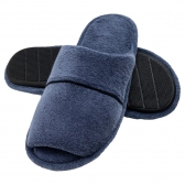 Pantufa Masculina Anatômica Atoalhada - Índigo