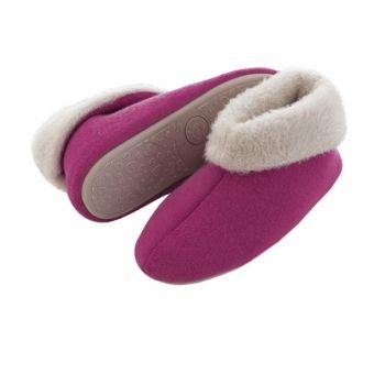 Pantufa Bota Feminina em Atoalhado com Pelúcia - Puff