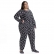 Pijama malha estampada coelho plus - Preto