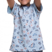 Pijama de Malha do Fundo do Mar Infantil - Índigo