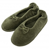 Sapatilha Flexível Plush com Laço PUFF - Verde