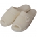 Pantufa Feminina em Malha de Algodão Levite Puff - Marfim