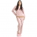 Pijama em Plush Listrado
