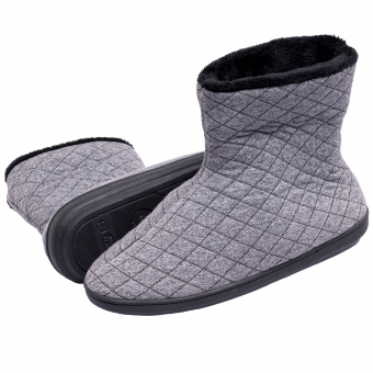 Bota Elegance Anatômica em Quilt Matelassê com Pelúcia