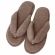 Pantufa Atoalhada Flexível Dedo - PUFF - Caqui