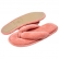 Pantufa Atoalhada Flexível Dedo - PUFF - Salmão