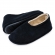 Pantufa Anatômica Flexível Masculina Atoalhada Mocassim - Preto