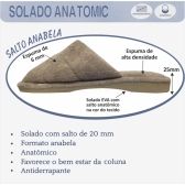 Pantufa Atoalhada Anatômica PUFF - Bordô