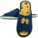 Pantufa Levite em Cotton Estampado - Mostarda