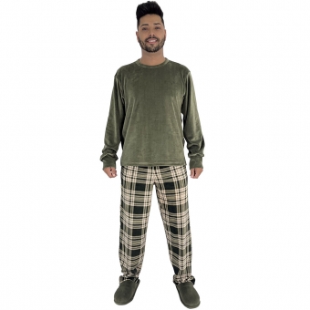 Pijama Masculino Puff Sr P Plush Super Soft Elastano