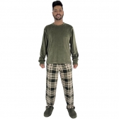 Pijama Masculino Puff Sr P Plush Super Soft Elastano - Única