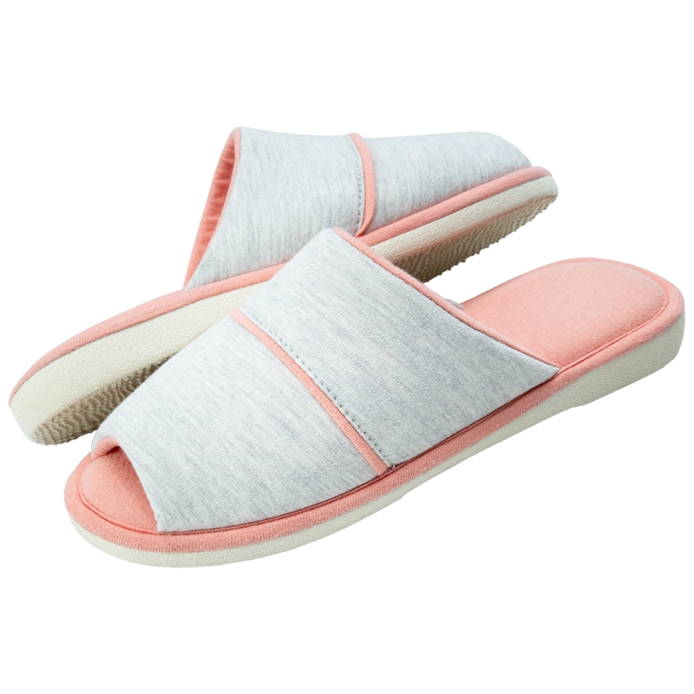 Pantufa Anatômica em Malha com Pala - Salmão