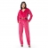 Conjunto casual em Plush com Abertura em Botão - Pink