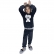 Pijama Puff Kids Pelúcia Fleece Coala Infantil Unisex - Preto