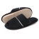 Pantufa Anatômica Flexível em Atoalhado com Pala - Preto